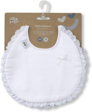 Lot De 2 Bavoirs Ronds En