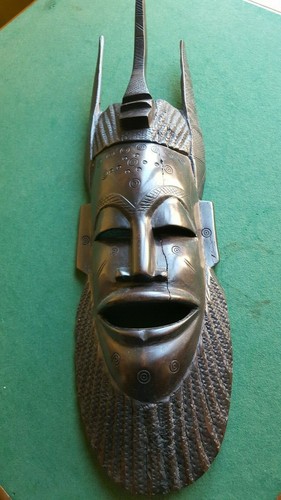 Masque aficain ancien - aficain, sénegal