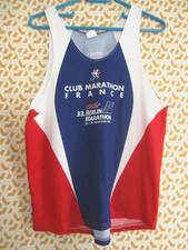 Maillot Club Marathon France course Cross Berlin 2007 Vintage Homme - L