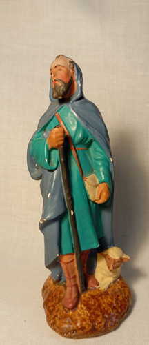 Ancien santon devineau berger - ancien, "berger