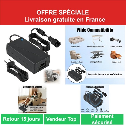 Adaptateur secteur 29v pour - adaptateur,