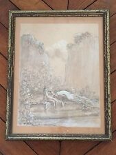 Léda et le Cygne dessin Ary Bitter 1883-1973