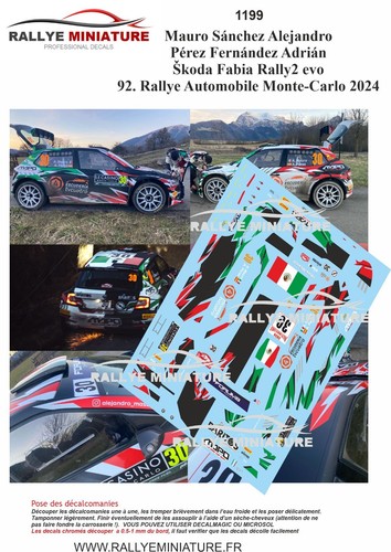 Decals ref 1199 skoda - ref,