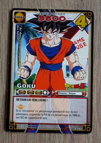 Carte dragon ball - dragon, z