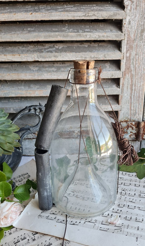 Ancien piege poisson - ancien, verre