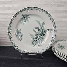 Assiettes Plates Décor Muguet