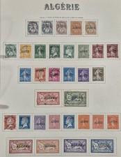 TRÈS BEL ENSEMBLE DE TIMBRES D'ALGÉRIE NEUFS* BONNES VALEURS DONT PA