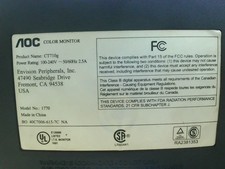 AOC CT710g Écran CRT 17"