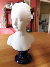 buste " Louise Brongniart" en biscuit de porcelaine Limoges, d'après Houdon