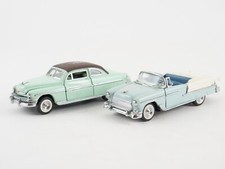 Franklin Mint 1955 Chevrolet Bel Air Convertible + 1951 Mercury Monterey 1/43