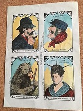 PLANCHE DE 4 DEVINETTES