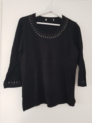 Pull noir taille 42 - noir,