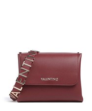 MARIO VALENTINO Sac Femme Avec Rabat Et Double Bandoulière Bordeaux VBSA5803