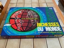 RICHESSES DU MONDE - Jeu éducatif Fernand Nathan 1969 Première édition - Complet
