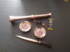 Objets brocante antiquités ( lot de 6 pièces  )