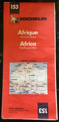 Carte michelin ancienne 153 - carte,