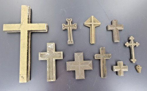Lot croix en bronze - lot, de
