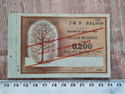 Billet matiere 200 unite - matiere, 0.200