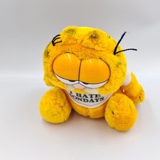 Ancienne Peluche chat orange