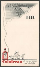 Menu vierge. Liqueur