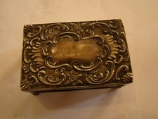 Paquet porte-allumettes argent anglais    #514#