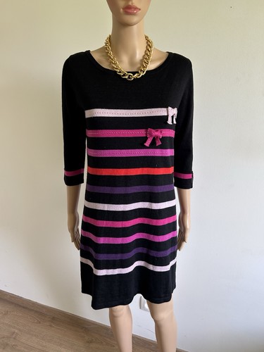Robe pull manches courtes - à,