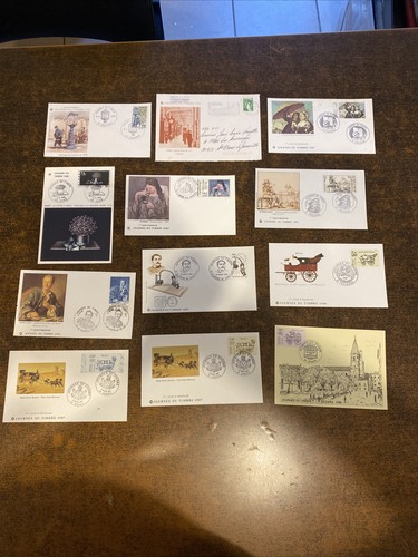 Enveloppes premier jours - 12,