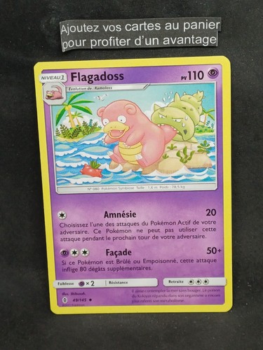 Pokemon flagadoss 145 sl2 - pokemon, 49/145