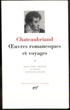 CHATEAUBRIAND - Oeuvres