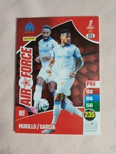 PANINI ADRENALYN XL LIGUE1 2026 CARTE AIR FORCE #373 MURILLO/GARCIA OM MARSEILLE