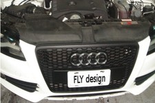 Calandre Noir Mat Mesh Grille