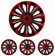 Enjoliveurs,Décoration pour Roues Limitée Universel 14 “Pouces Jantes Rouge 4