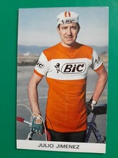 CYCLISME carte cycliste JULIEN JIMENEZ équipe BIC 1967