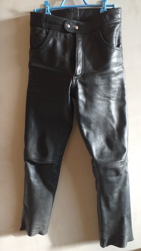 Pantalon moto vrai cuir épais