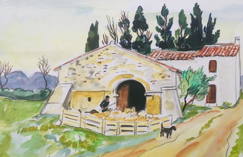 Yves brayer bergerie le - -, "bergerie,