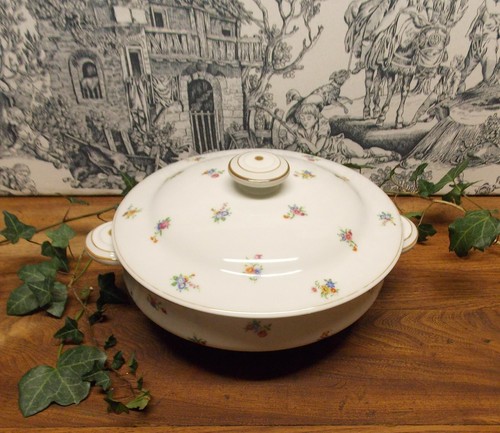 Ancienne soupiere porcelaine - soupiere,