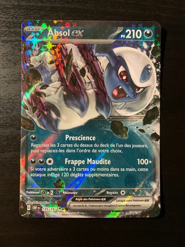 Carte pokémon absol - pokémon, ex