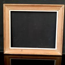 Cadre ancien  6F feuillure 41x33 cm  bois montparnasse sculpté patiné