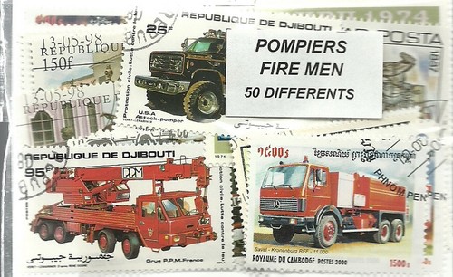 Lot timbres thematique - 50,