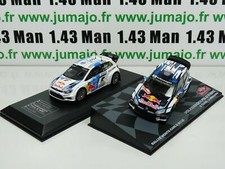 LOT 2X 1/43 IXO Rallye