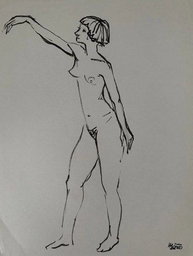 Très beau dessin féminin - très,