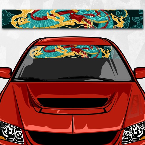 Autocollant style jdm - de,