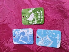 3 Médailles FOOT NUTELLA  Equipe de FRANCE 1998