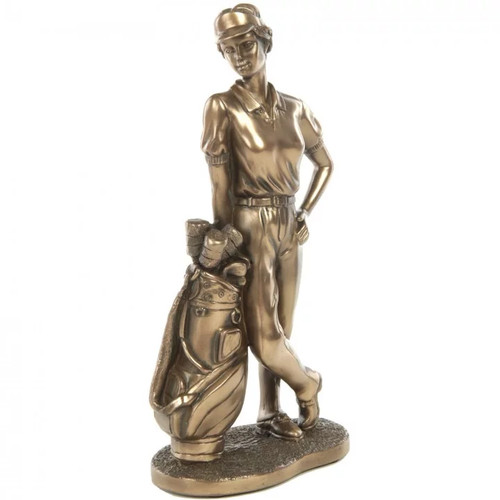 Statue résine golfeuse - résine,