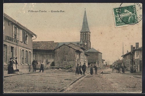 Cpa ville sur tourbe - cpa, ville-sur-tourbe