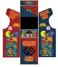 Stickers Borne Arcade (Mame ou Euro ou Personnalisé) - Modèle Generation Gaming