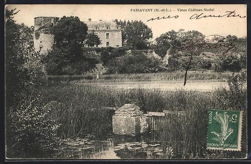 Cpa passavant l - /m.-et-l.,, vieux