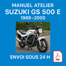 Manuel Atelier Suzuki GS 500 E