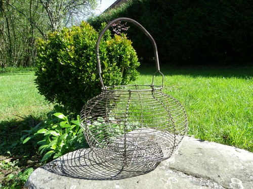 Ancien panier oeufs à - ancien,