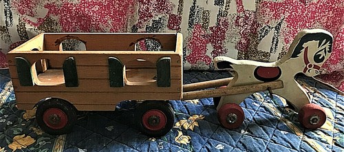 Ancien jouet bois - ,